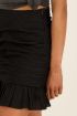 Textured black draped skirt | My Jewellery
