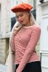 Roestkleur baret