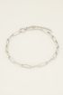 Smalle schakelketting met structuur | My Jewellery