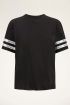 Black sportswear T-shirt