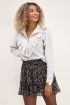 Grijze trui met ruffle & rits | Truien | My Jewellery