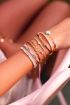 dubbele kralenarmband, minimalistische armband