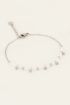 Vintage armband met parels & bolletjes