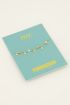 Vintage armband met parels & muntjes