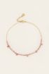 Vintage armband met roze kralen & bolletjes | My Jewellery