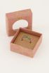 Vintage ring groen kristal
