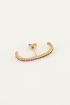 Vintage studs roze kristal | Oorbellen | My Jewellery