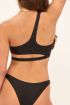 Zwarte one shoulder bikini top met cut-out | My Jewellery