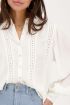White crinkle blouse with tapes | My Jewellery