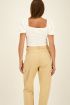 White crop top with buttons | My Jewellery