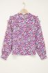 White paisley print top