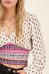 White printed top with coins | My Jewellery