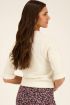 Witte trui met ruffle mouwen | My Jewellery