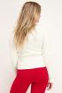Witte trui met rib structuur | Tops | My Jewellery