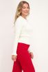 Witte trui met rib structuur | Tops | My Jewellery