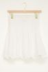 Wit rokje met smock en crochet