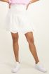 Wit rokje met smock en crochet