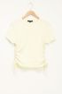 Wit T-shirt met trekkoordjes | My Jewellery