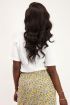 Wit T-shirt met schoudervulling | My Jewellery
