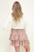 Witte sweater met schouderstukken