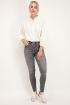 Witte blouse embroidery en pofmouwen