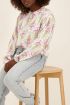 Witte blouse met gekleurde boho print | My Jewellery