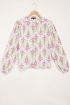 Witte blouse met gekleurde boho print | My Jewellery