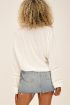 Witte blouse met kanten bandjes | My Jewellery