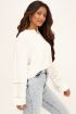 Witte blouse met kanten bandjes | My Jewellery