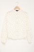 Witte blouse met madeliefjes | My Jewellery