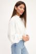 Witte blouse met wijdvallende mouwen | My Jewellery
