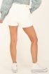 Witte denim skort met overslag | My Jewellery