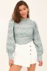 Witte denim skort met overslag | My Jewellery