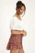 Witte jersey embroderie anglaise top | My Jewellery
