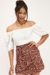 Witte jersey embroderie anglaise top | My Jewellery