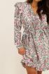 Witte jurk met paisley print & ruffles | My Jewellery