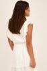 Witte jurk met ruffles & laagjes | My Jewellery
