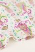 Witte midi jurk met gekleurde boho print | My Jewellery