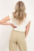 Witte mouwloze teddy top | My Jewellery