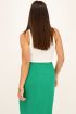 Witte mouwloze top met hoge halslijn | My Jewellery
