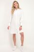 Witte blouse jurk