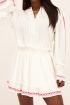 Witte rok met gekleurde embroidery | My Jewellery