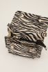 Witte schoudertas met zebraprint | My Jewellery