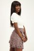 Witte smock top met ruffle pofmouw | My Jewellery