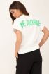 Witte T-shirt the journey | My Jewellery