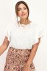 Witte top linnen look | Top | My Jewellery