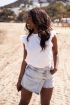 Witte top met volants | My Jewellery