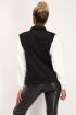 Zwart denim gilet met stuks | My Jewellery