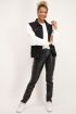 Zwart denim gilet met stuks | My Jewellery