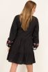 Zwart jurkje met embroidery | Jurk borduursel | My Jewellery